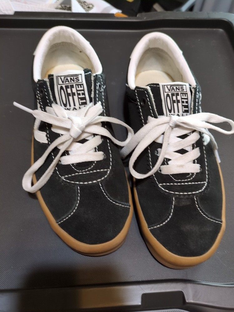 Vans Authentic Men 6/ 7.5 Women Skate Black Old School Off The Wall