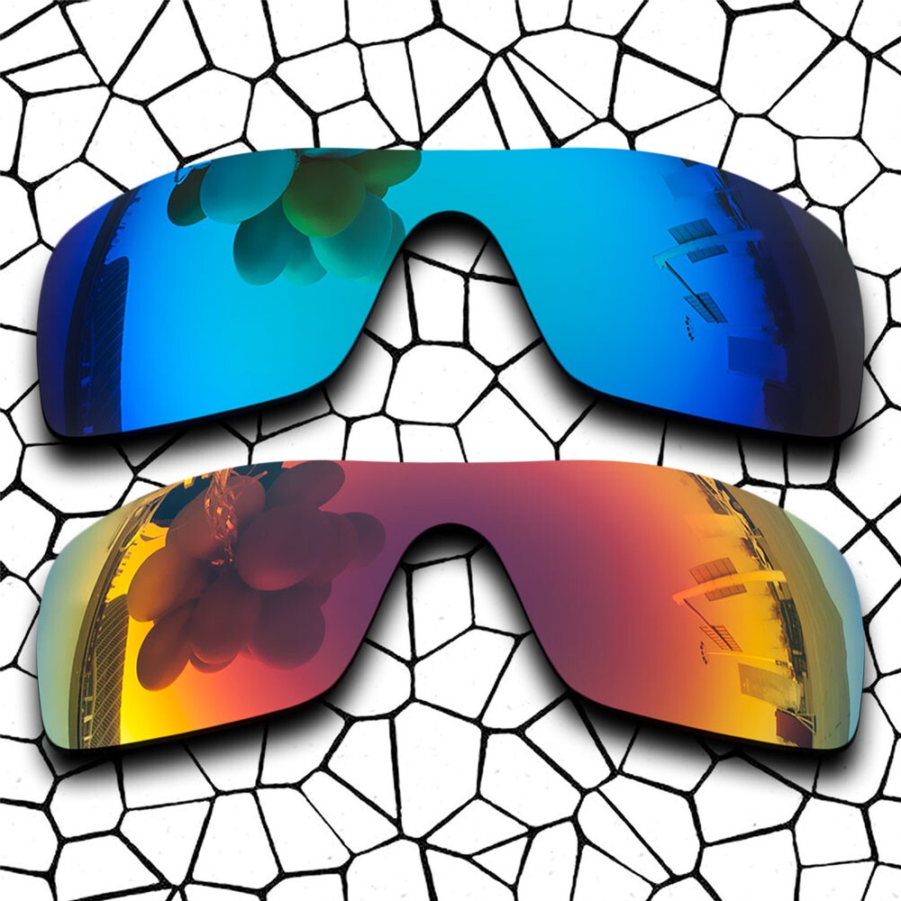 US Sky Blue & Midnight Sun Polarized Lenses for Oakley Straightback Replacement