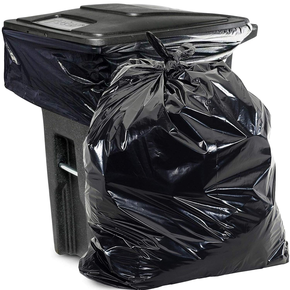 PG6-9560 Heavy Duty 95 - 96 Gallon Trash Can Liners - (Huge 50 Pack) - 2.0 MIL T