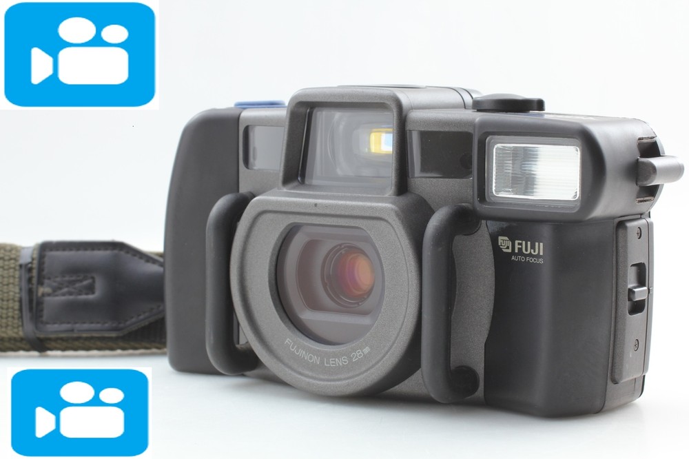 Fuji Work Record OP One-Touch Panorama 28mm Film Camera Mint Japan Import  