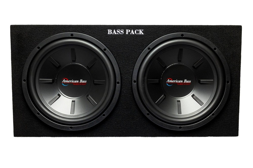 American Bass Bass Pack700 Max Watts Car Subwoofer - Powerful Bass Boost