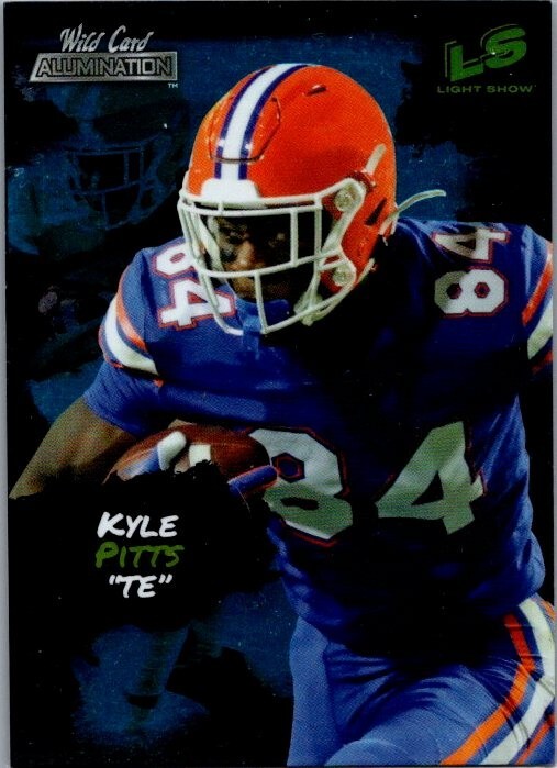 Kyle Pitts 2021 Wild Card Alumination Light Show #LS12 RC