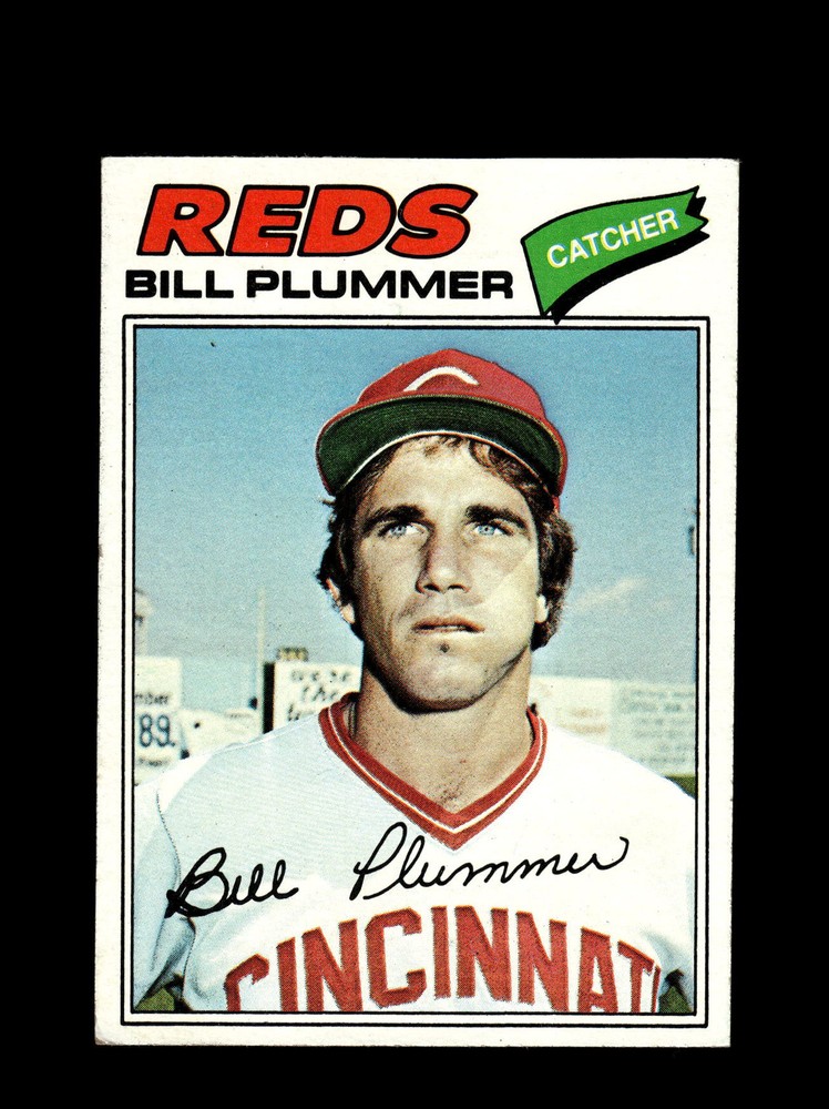 Cincinnati Reds Bill Plummer #239 Topps Baseball Excellent top