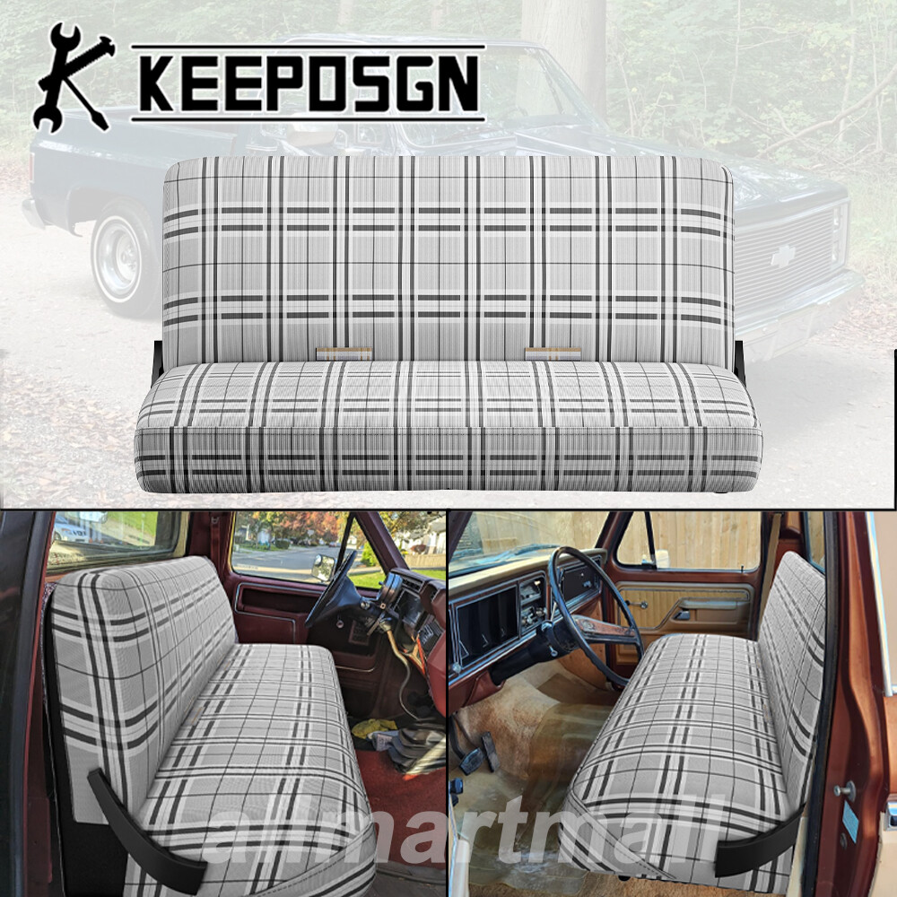 For GMC C15 Old Truck Saddle Blanket Bench Seat Covers Front Full Size Protect