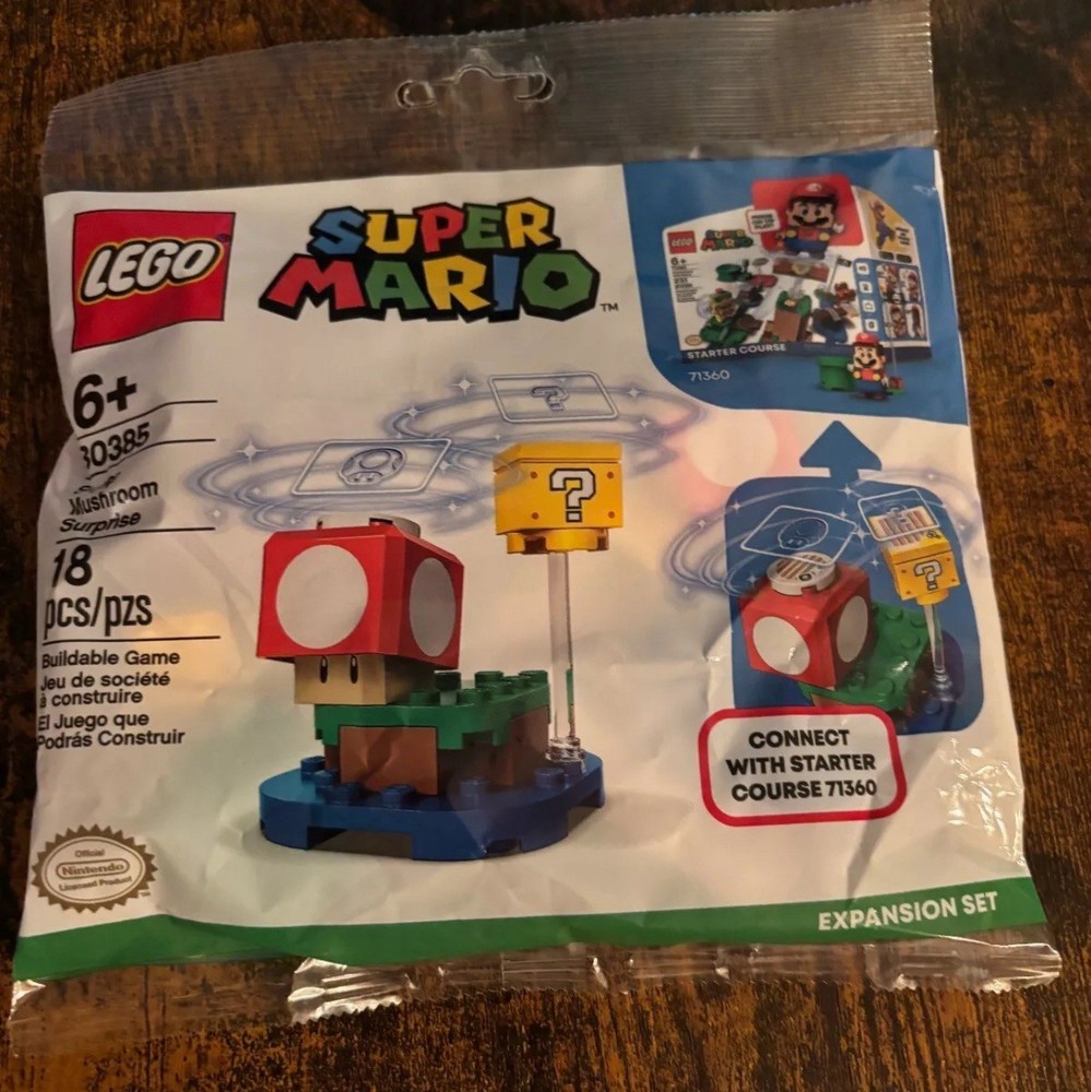 Lego Super Mario Super Mushroom Surprise Expansion Set 30385 New Sealed