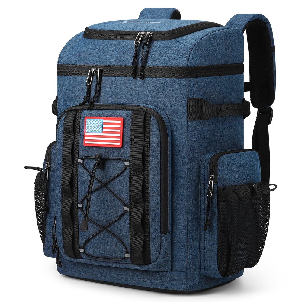Insulated 35 Can Backpack Cooler - Lightweight Leakproof Soft-Sided Design
