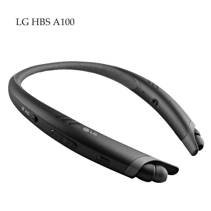 Original LG HBS A100 Neckband Wireless Bluetooth Earbuds Sports Stereo Headphone