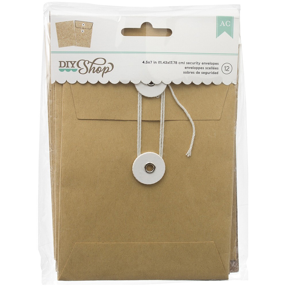 Diy Shop Collection Security Envelopes Kraft