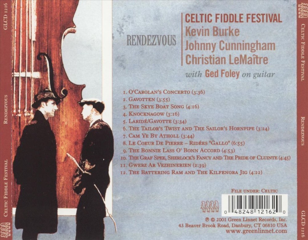 Celtic Fiddle Festival Rendezvous New Album CD