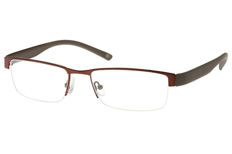 Tuscany Men's Eyeglasses 505 Half Rim Optical Frame 53mm
