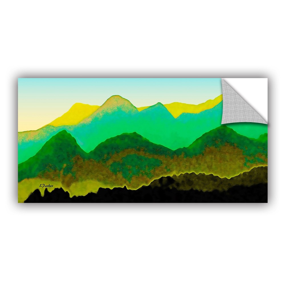 ArtAppealz Linda Parker 'Pyrenees In Spring' Removable Wall Multi 12x24