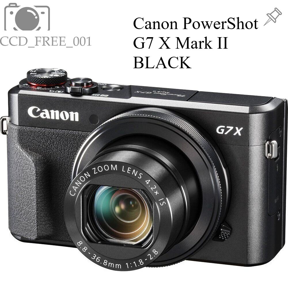 Canon PowerShot G7 X Mark II G7M2 20.1MP Digital Camera 4.2x Optical Zoom Black