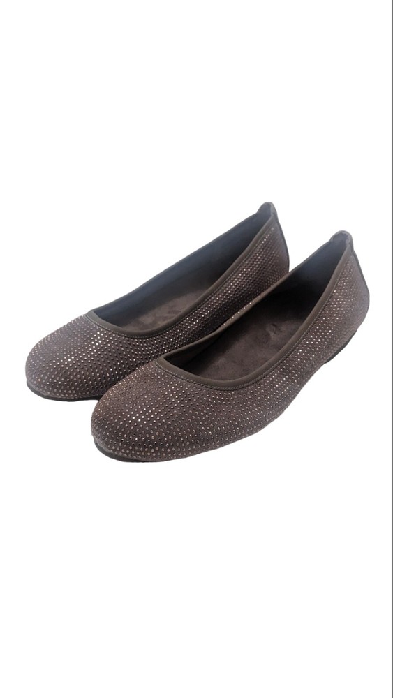 Vionic Spark Willow 359 Taupe Grey Ballet Flats Women's Size 8.5