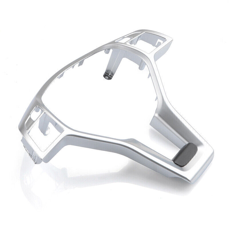 For Mercedes Benz W204 W207 W212 C-Class CLA250 Silver Steering Wheel Trim Cover