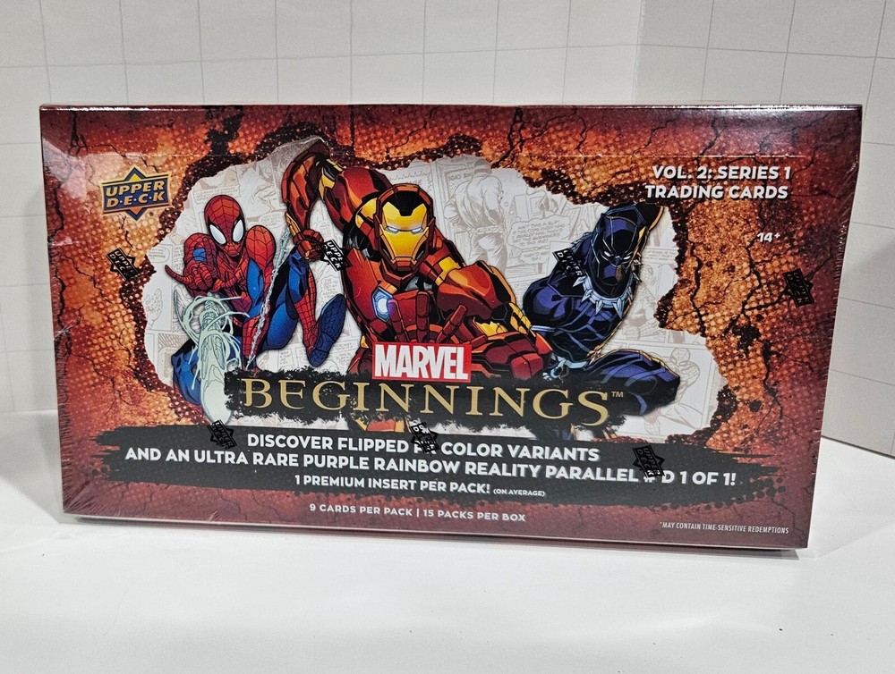 Upper Deck 2022 Marvel Beginnings: Volume 2 Series 1 Hobby Box, Factory Sealed