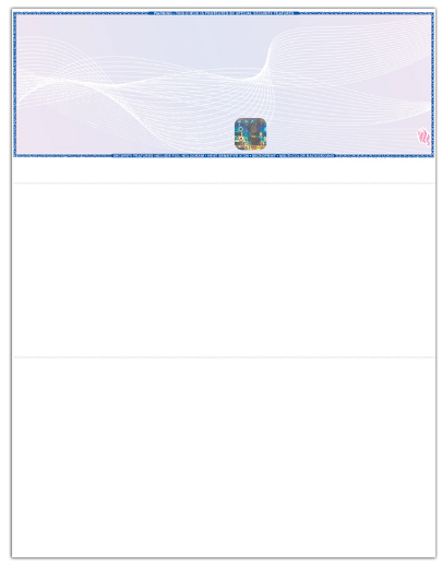 Premium High Security Check Paper with Hologram & 22 Security Features