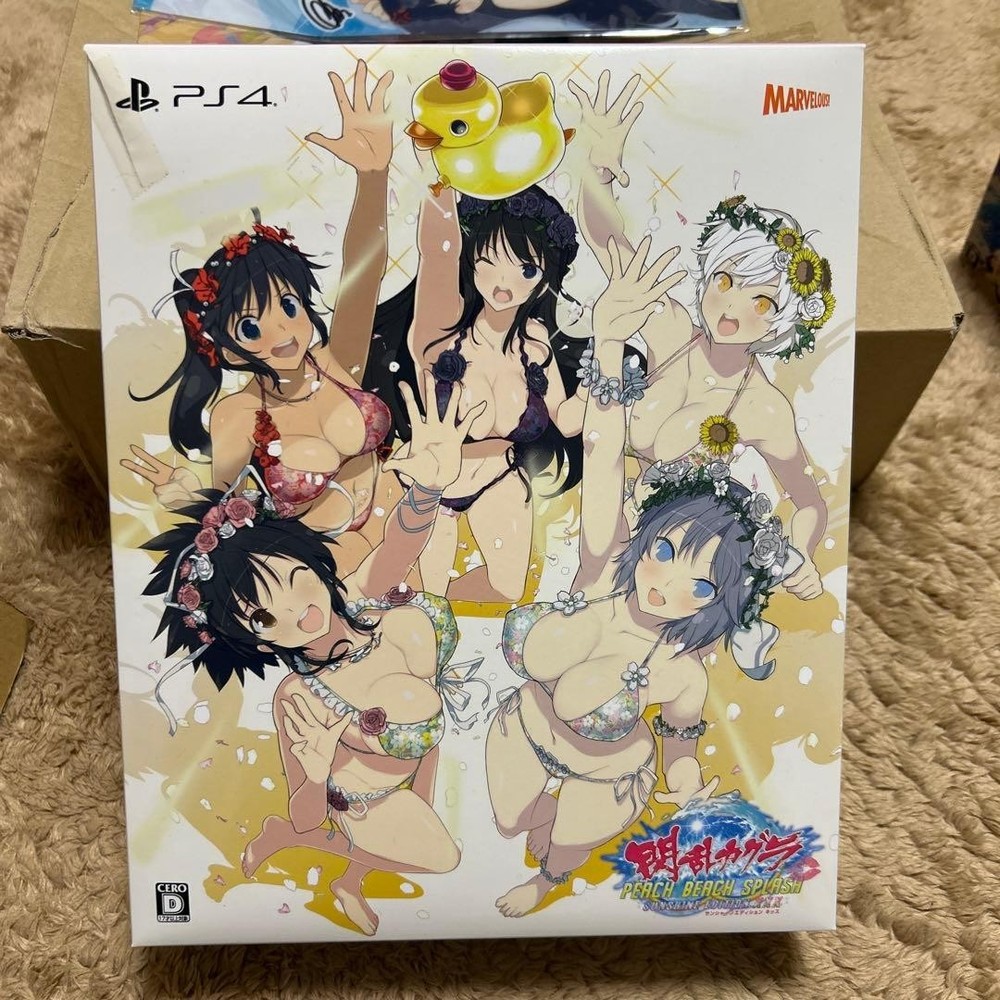 [USED] PS4 Senran Kagura Peach Beach Splash Sunshine Edition Japan Import Game