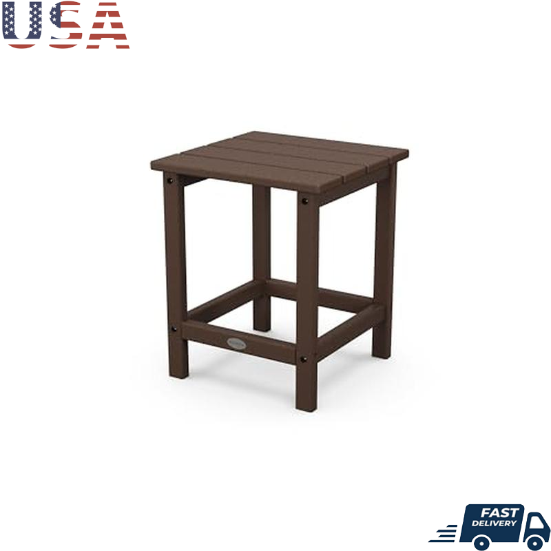 Heavy Duty Weatherproof Outdoor Square Side Table for Adirondack Chairs