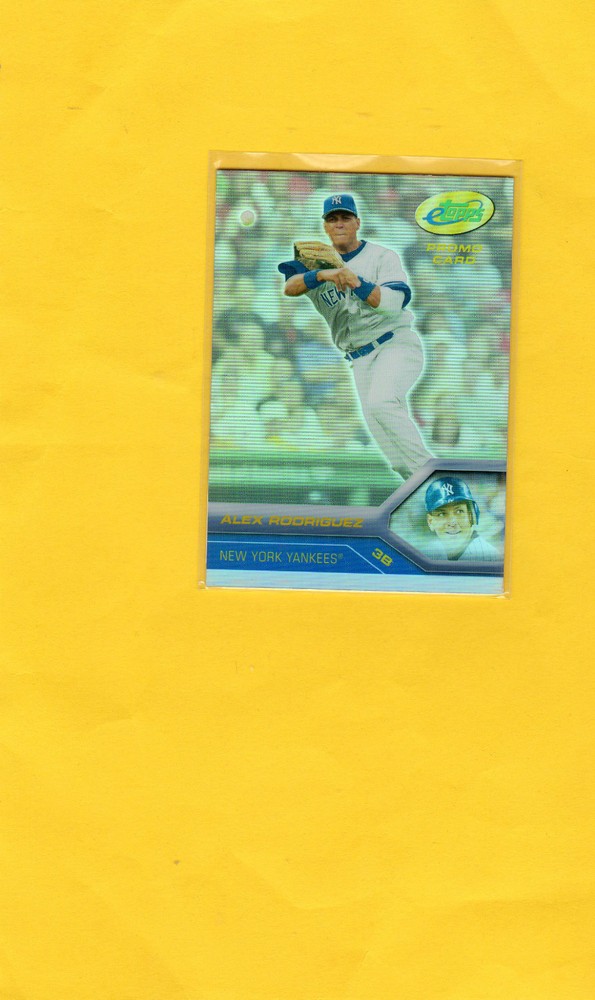 2005 ETOPPS PROMO CARD ALEX RODRIGUEZ