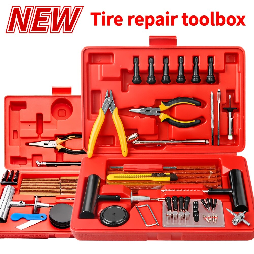 Tubeless Tire Repair Kit for Off-Road Vehicles - Essential Emergency Toolset-USA