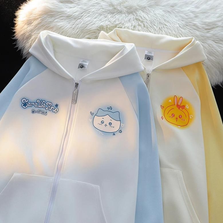 Anime Chiikawa usagi Hachiware Clothing Hoodie Sweater Cartoon Cosplay Costume