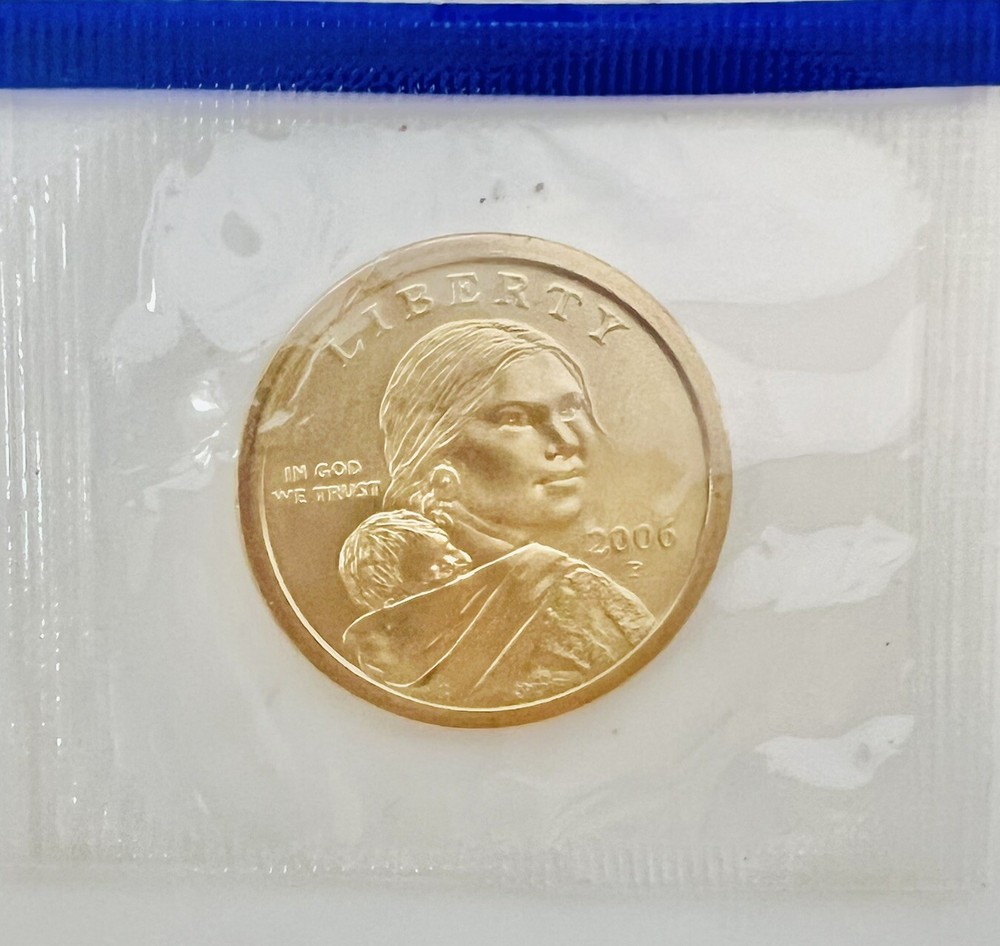 2006 P Native American Sacagawea Dollar Gem Cameo US Coin #872“JG Coins”!