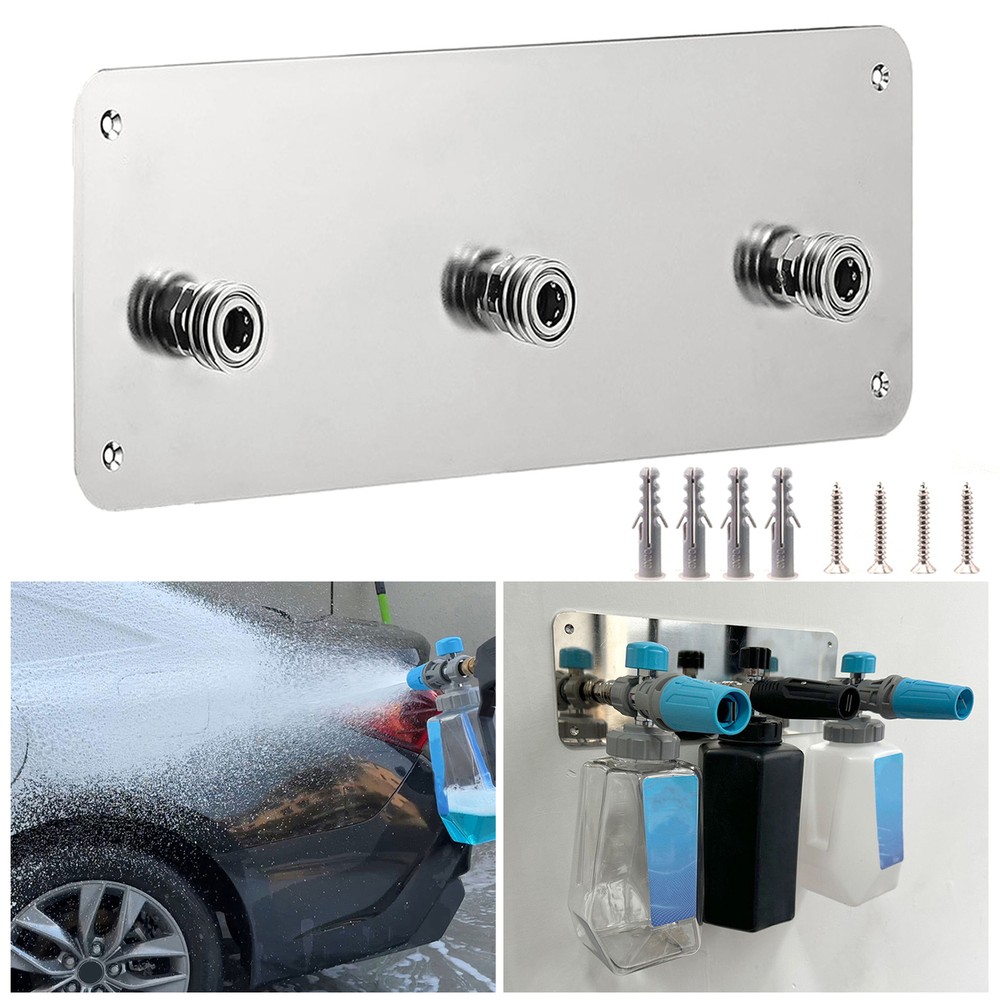 High-pressure washer nozzle head with strong load-bearing and easy installation