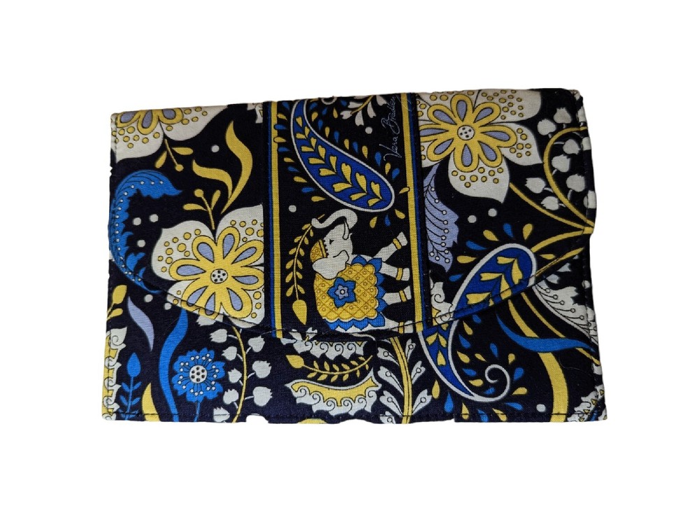Vera Bradley Retired Blue Ellie Coupon Organizer Wallet-image