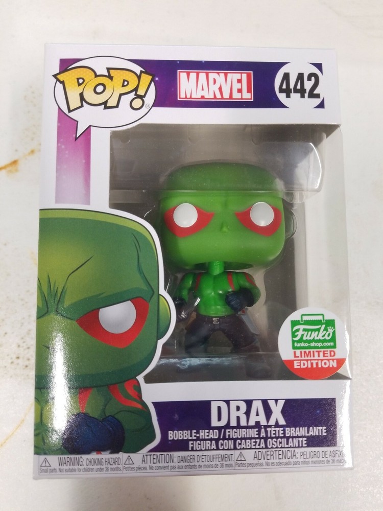 FUNKO POP DRAX MARVEL GUARDIANS OF GALAXY CYBER MONDAY LIMITED SHOP EXCLUSIVE-image