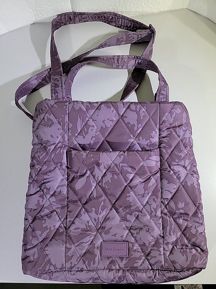 Vera Bradley Purple Hipster Crossbody Bag with Adjustable Strap