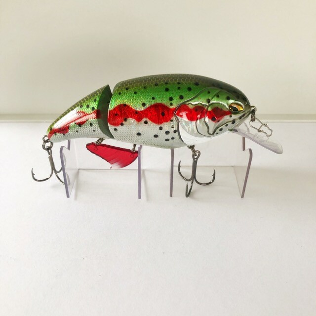 Crimson World Wide Blackslaughtermagnum Bloody Rainbow Trout Fishing Lure