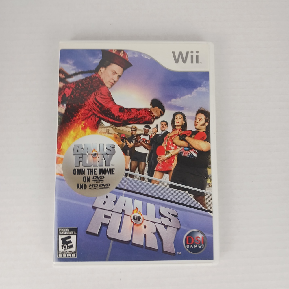 Balls of Fury Nintendo Wii 2007 Complete Tested Working Authentic