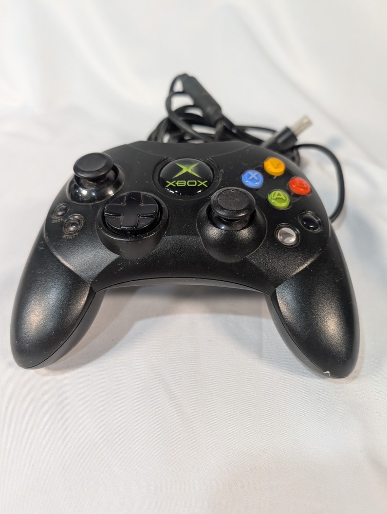 Microsoft OEM Original Xbox Controller S - Black *Untested*