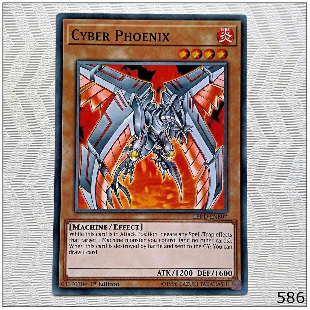Cyber Phoenix LEDD-ENB07 Common 1st Edition Yugioh Card-image