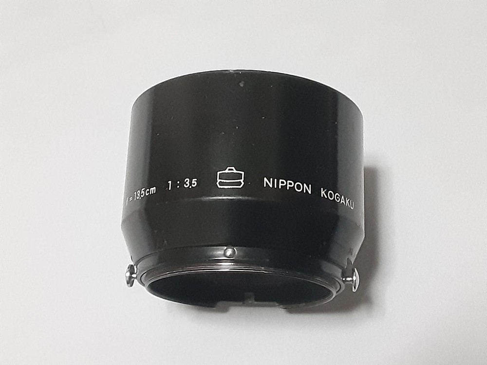 Vintage Nippon Kogaku Fuji Mount 43mm Snap-On Lens Hood Used