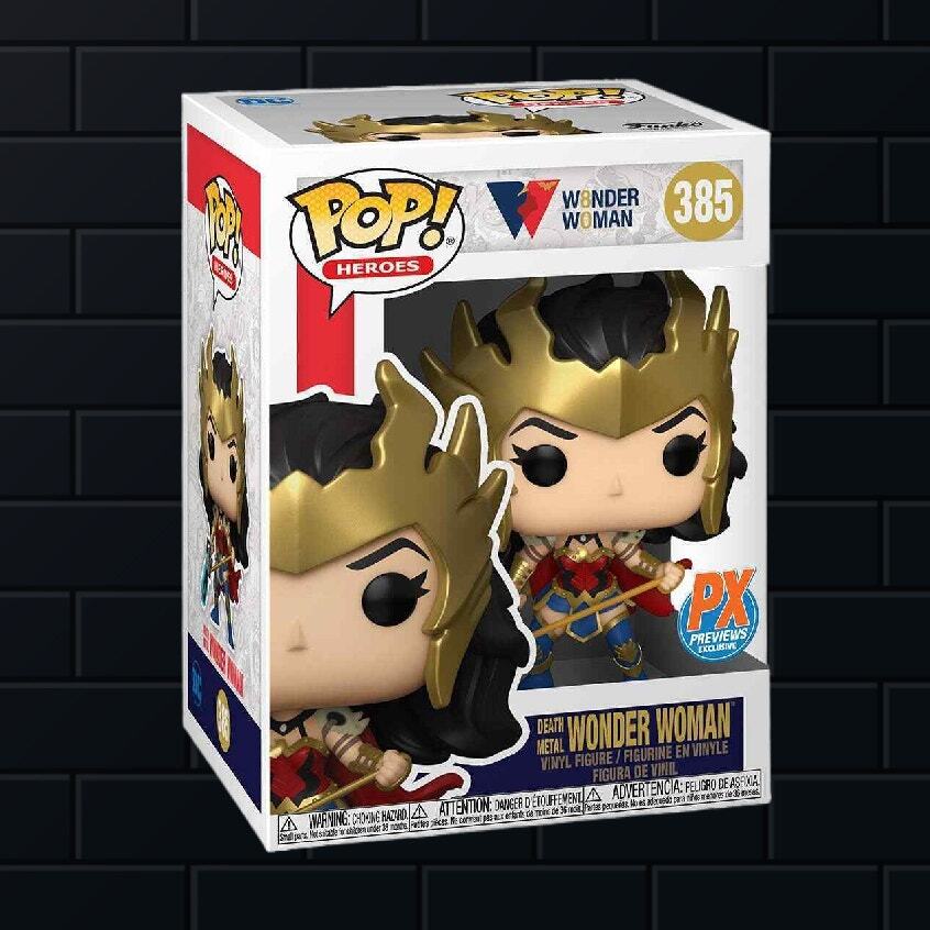 DC Death Metal Wonder Woman PX Exclusive Funko Pop 385