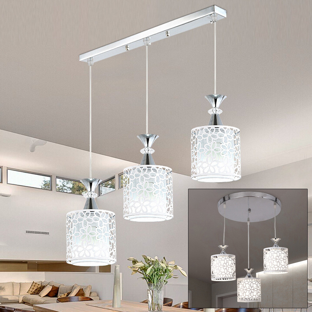 3-Light Island Chandelier for Kitchen Ceiling Pendant Lighting Fixture