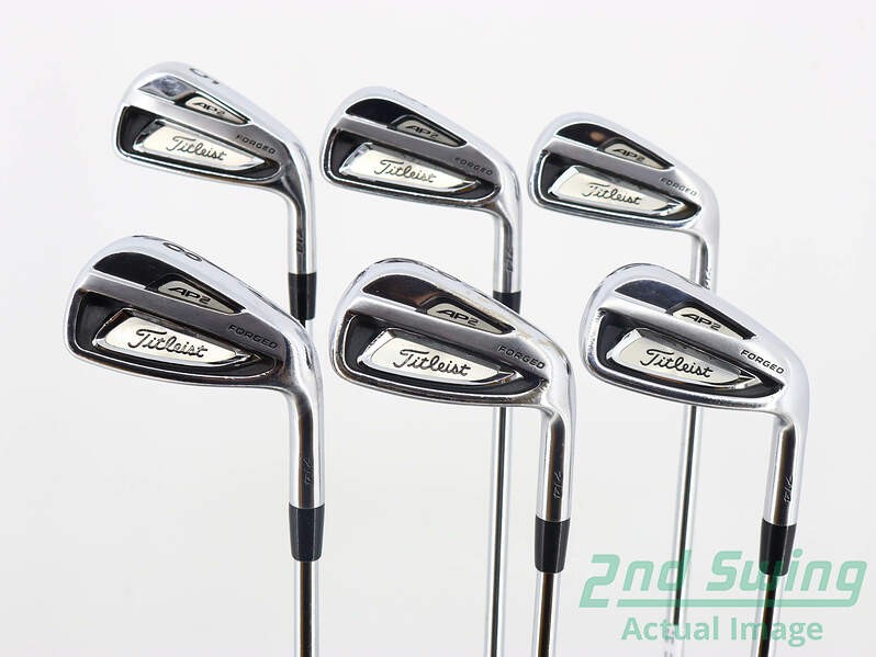 Titleist 714 AP2 Iron Set 5-PW Stiff Steel Right Handed +1/4 Inch