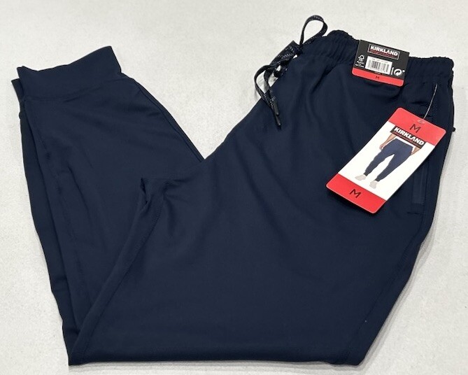Kirkland Signature Men's Active Jogger Pants, Blue, Size M
