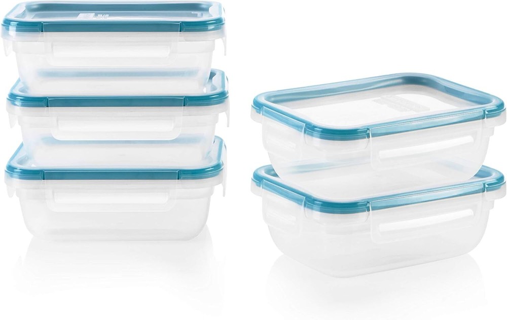 Snapware 10-Piece White Plastic Food Storage Container Set with Lids  