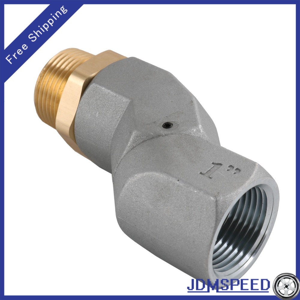 1 Inch Fuel Hose Swivel 360 Rotating Connector Fit For Fuel Transfer Pump Nozzle