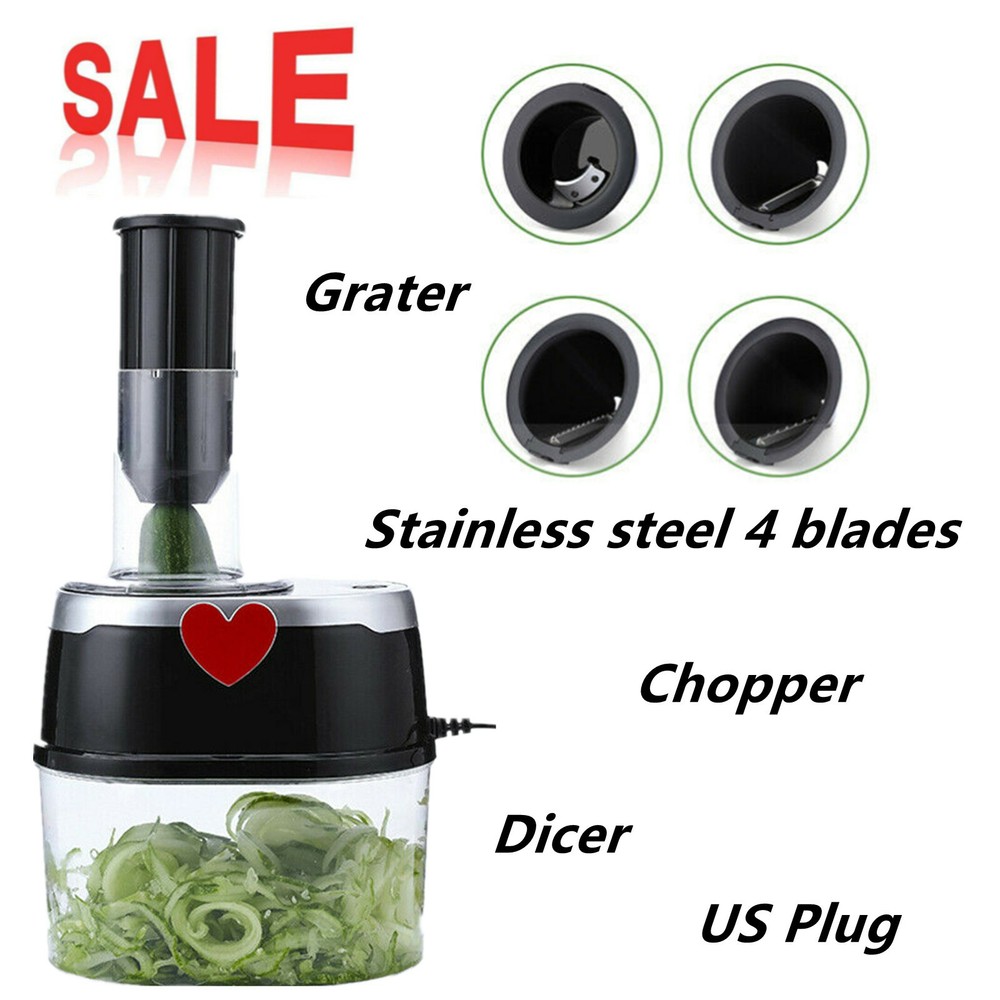 Electric Food Processor for Quick Fruit & Vegetable Cutting & Grating  
