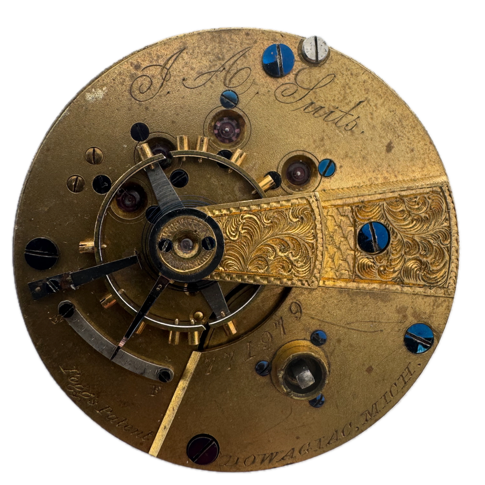 Antique 18-Size 15-Jewel Waltham Mechanical Pocket Watch Movement