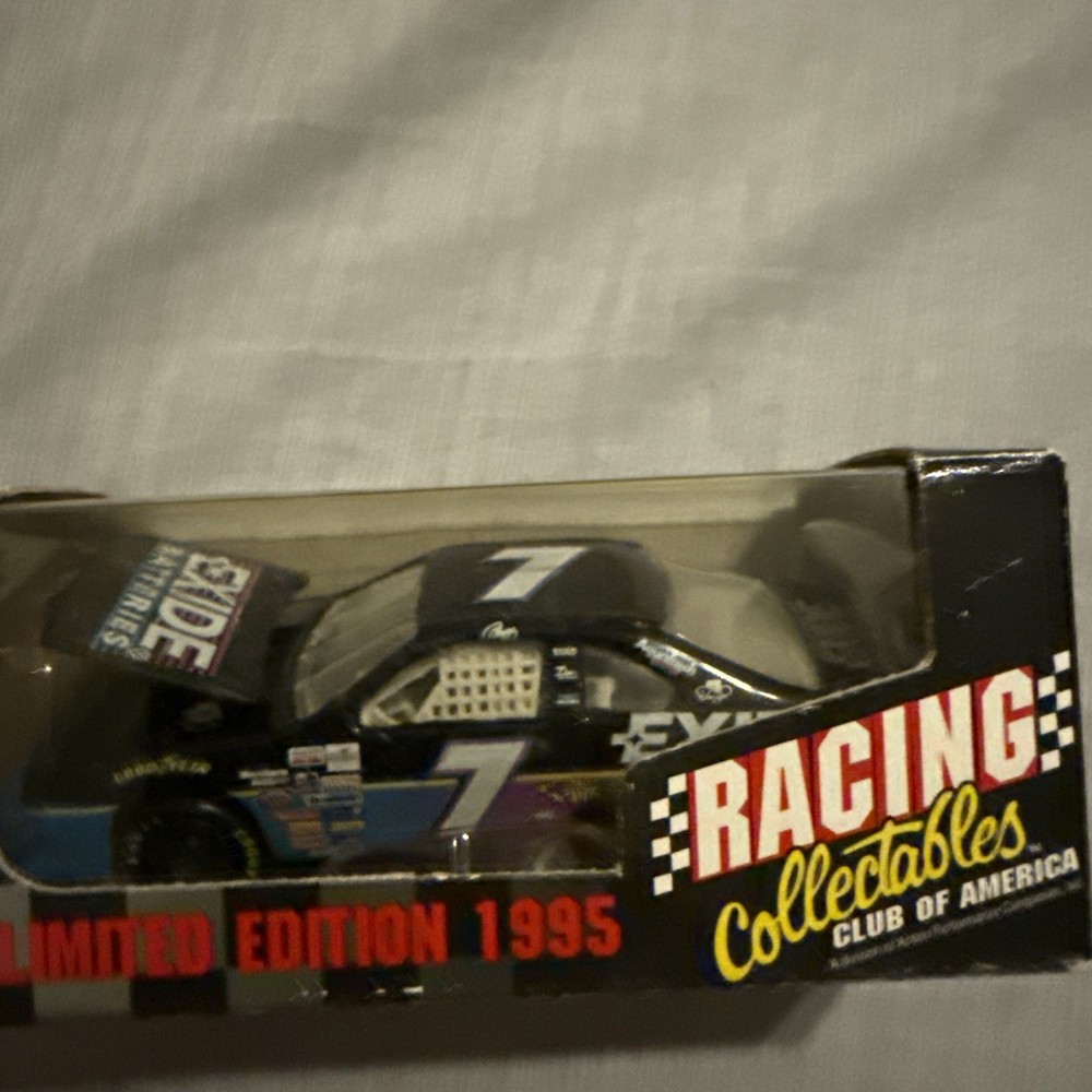 1995 Racing Collectables RCCA Geoff Bodine #7 Exide Ford 1:64 NASCAR (N)