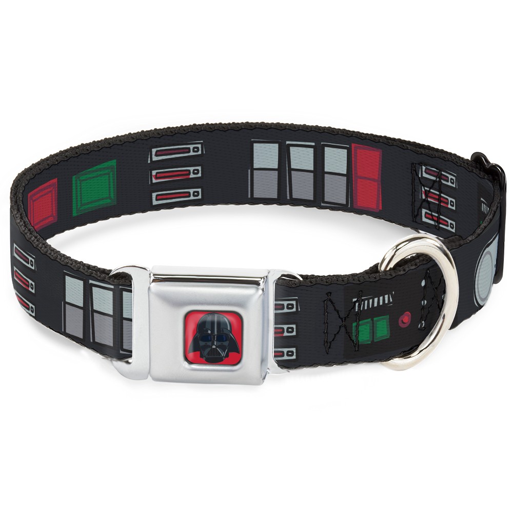 Dog Collar SWBBV-Star Wars Darth Vader Face Full Color Red Star Wars Darth Vader