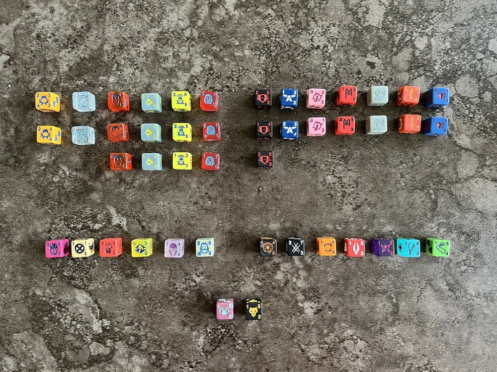 Dice Masters Lot Of 46 Random Dice