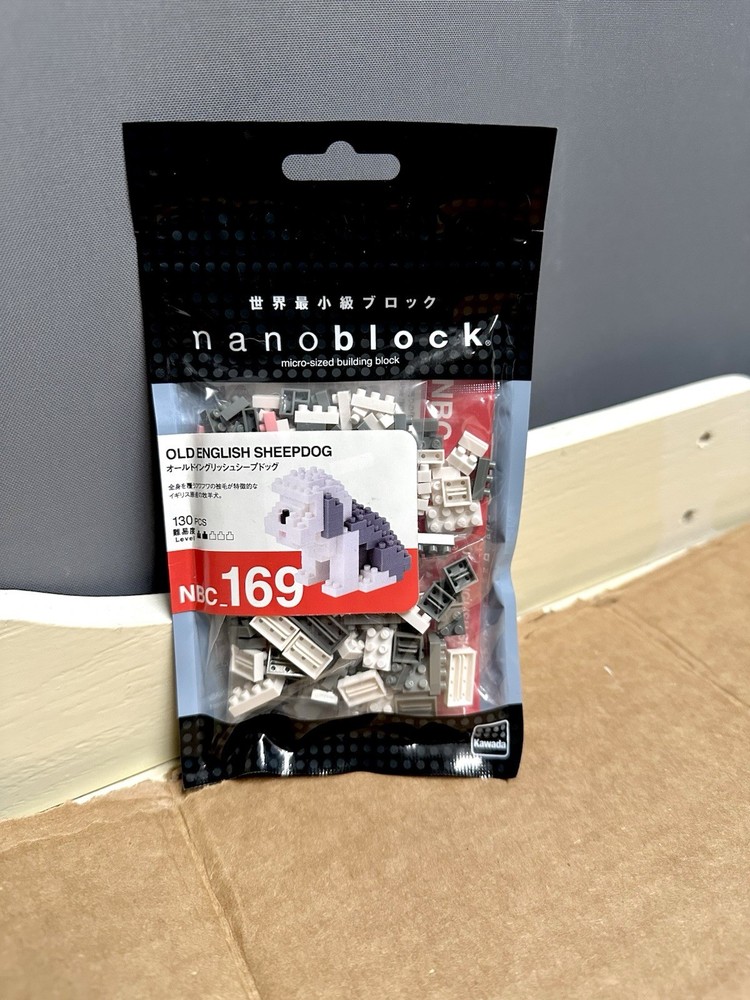 Nanoblocks Sheepdog Building Block Set NBC_169  130 PCS  New Sealed