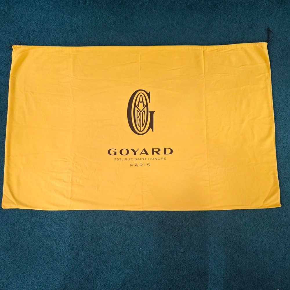Goyard Yellow Large Dust Bag 48x31 for Handbag Storage