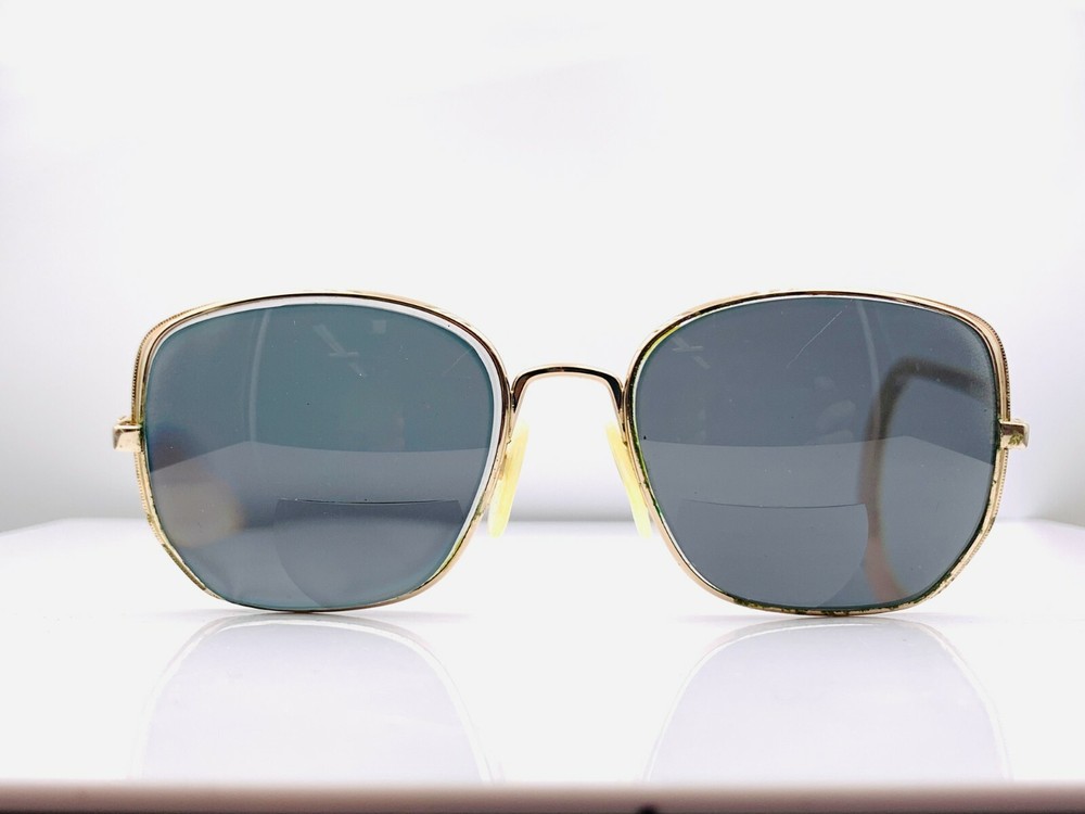 Vintage Rodenstock 837 Gold Metal Oval Oversized Sunglasses FRAMES ONLY
