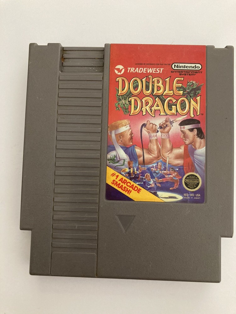 Double Dragon NES 1988 Classic Beat Em Up Game-image
